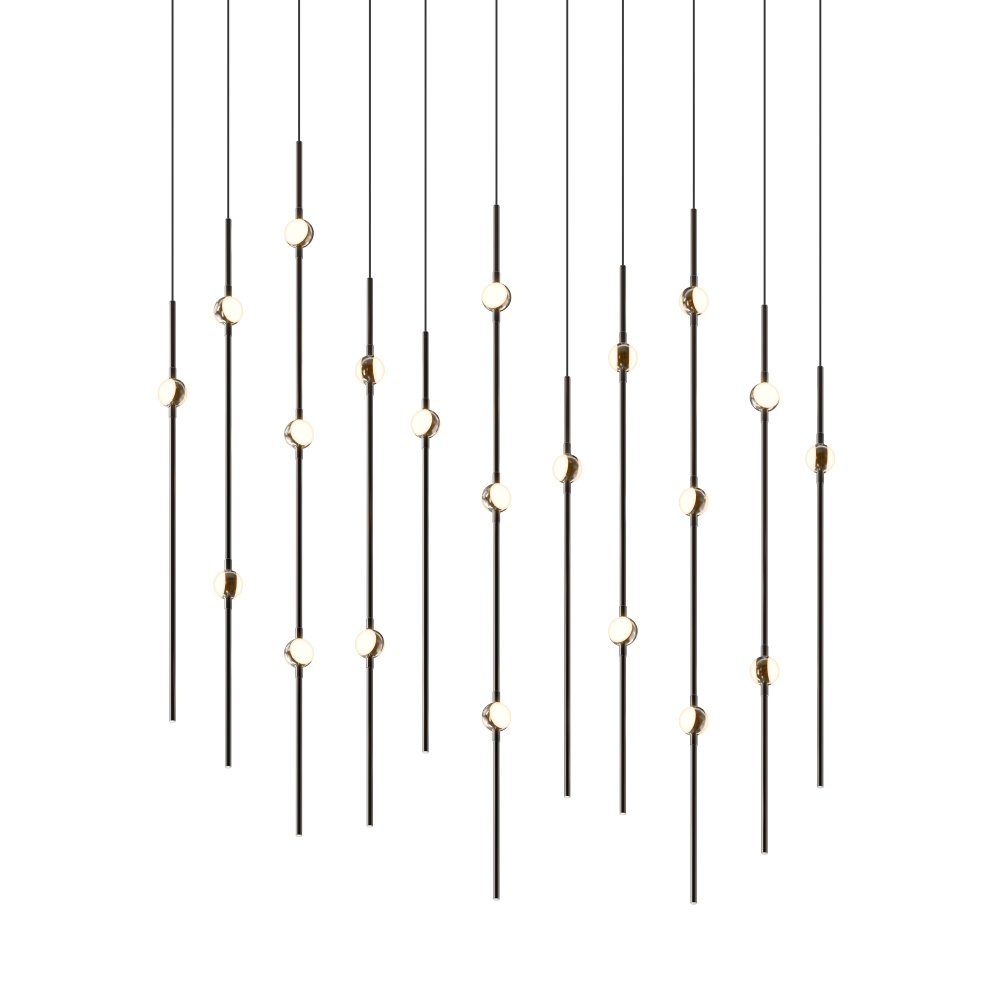 Aries 36" Rectangle LED Pendant (2700K) w/20' Cords