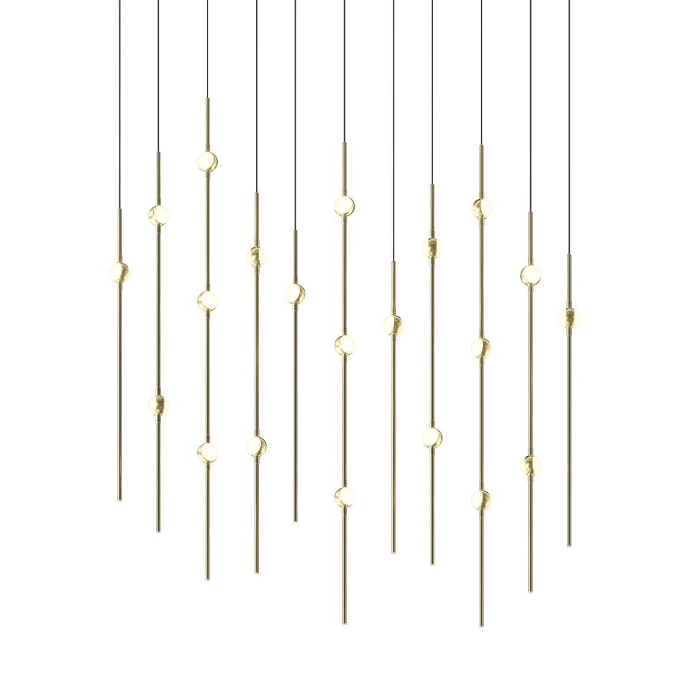 Aries 36" Rectangle LED Pendant (2700K) w/20' Cords