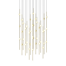 Sonneman 2015.38W - Aries 24" Square LED Pendant