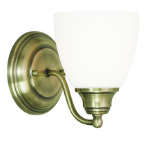 Livex Lighting 13671-01 - 1 Light Antique Brass Wall Sconce