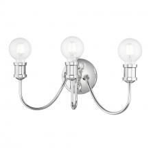 Livex Lighting 16573-05 - 3 Light Polished Chrome Vanity Sconce