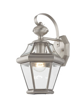 Livex Lighting 2161-91 - 1 Light BN Outdoor Wall Lantern