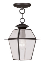 Livex Lighting 2183-07 - 1 Light Bronze Outdoor Chain Lantern