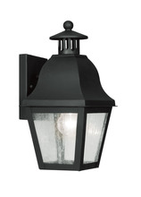 Livex Lighting 2550-04 - 1 Light Black Outdoor Wall Lantern