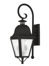 Livex Lighting 2551-04 - 2 Light Black Outdoor Wall Lantern