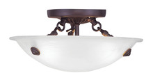 Livex Lighting 4272-07 - 3 Light Bronze Ceiling Mount