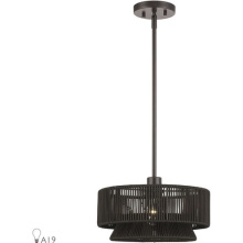 Livex Lighting 49141-92 - 1 Light English Bronze Pendant