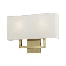 Livex Lighting 50995-01 - 2 Light Antique Brass ADA Sconce