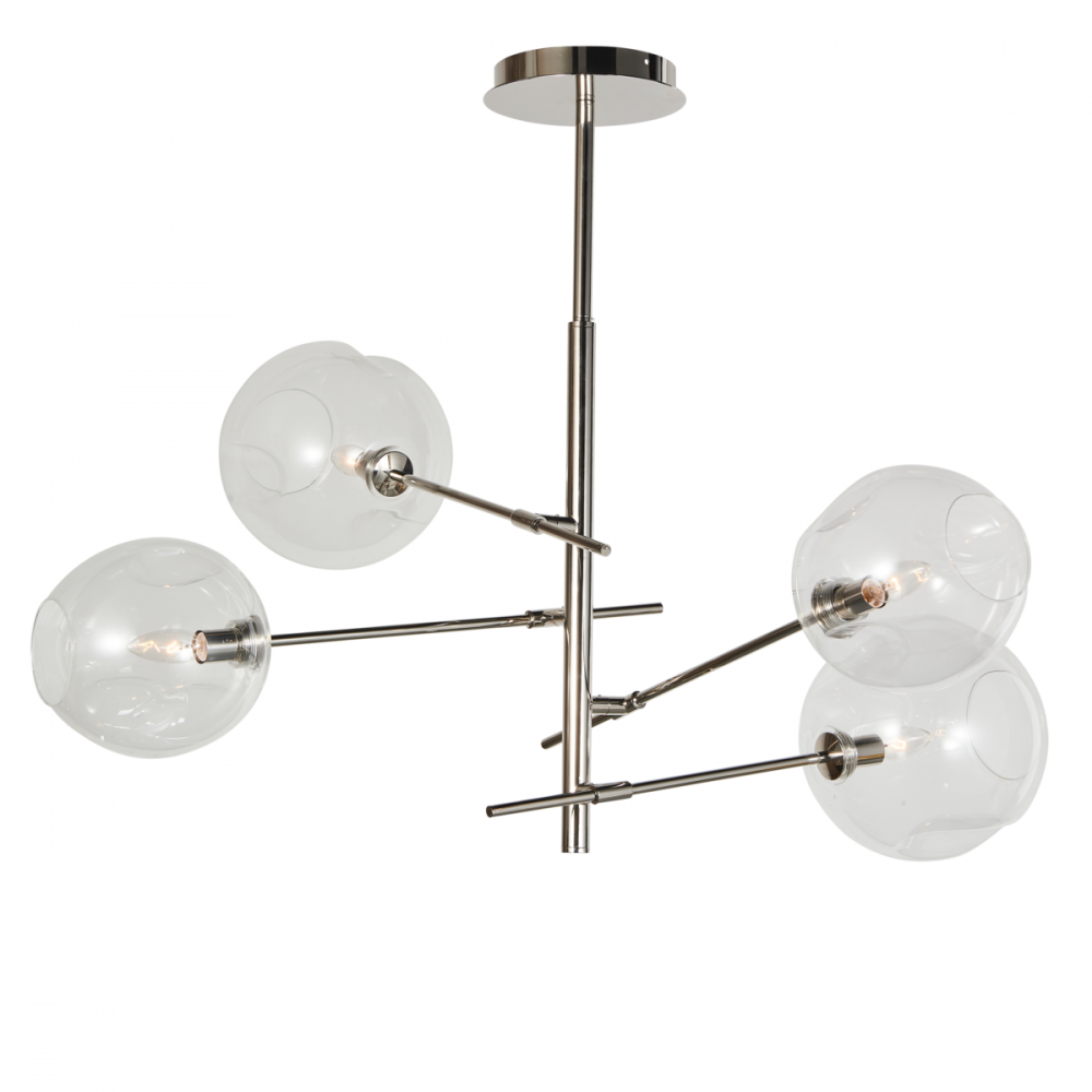 Marino 4-light Chandelier - Polished Nickel