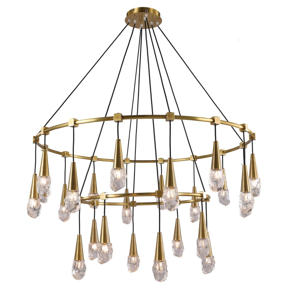 Ayla 2 - Tier Round Chandelier - Large