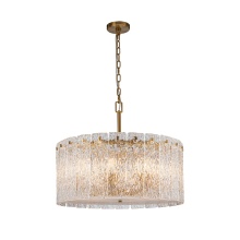 Kanova Lighting KCH5160-26 - Tundra Chandelier - Small L26" W26" H20" Warm Brass 120 V 8 E26 Standard
