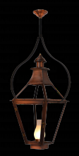 The Coppersmith CR27E-HSI-PY - Creole 27 Electric-Hurricane Shade-Pendent Yoke