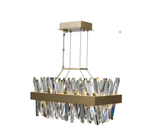 Kalco Allegri 030251-038 - Glacier 26 Inch Rectangular LED Island