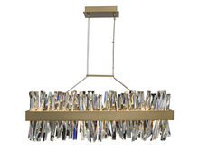 Kalco Allegri 030252-038 - Glacier 36 Inch Rectangular LED Island