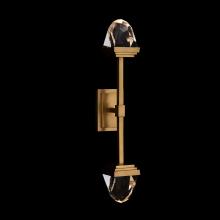 Kalco Allegri 043521-062-FR001 - TAGLIO LED TRUE BRASS SCONCE