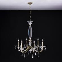 Kalco Allegri 046176-039-FR001 - PASSO 6 LT CHAM GLD CHANDELIER