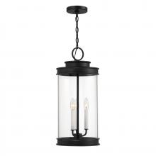 Savoy House 5-901-BK - Englewood 3-Light Outdoor Hanging Lantern in Matte Black