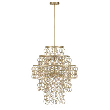 Savoy House 7-4902-9-127 - Sententas 9-Light Pendant in Noble Brass by Breegan Jane
