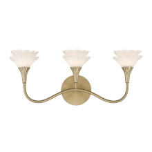 Savoy House 8-5081-3-127 - Florena 3-Light Bathroom Vanity Light in Noble Brass by Breegan Jane