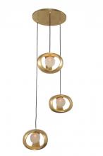 Kalco 302351GL - Calistoga Multi Drop Pendant