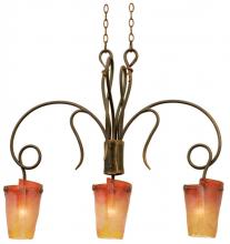 Kalco 4300PS/FROST - TRIBECCA 3 LIGHT ISLAND