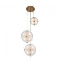Kalco 509757WB - Sussex 3 Lt Pendant 14+18+18