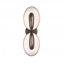 Kalco 523332PAB - SPAT 2 LT LED WALL SCONCE