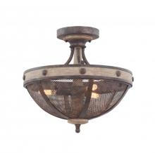 Kalco 7047FG - Coronado 16 In Semi Flush