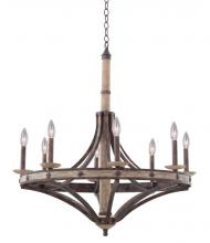 Kalco 7049FG - Coronado 8 LT Round Chandelier