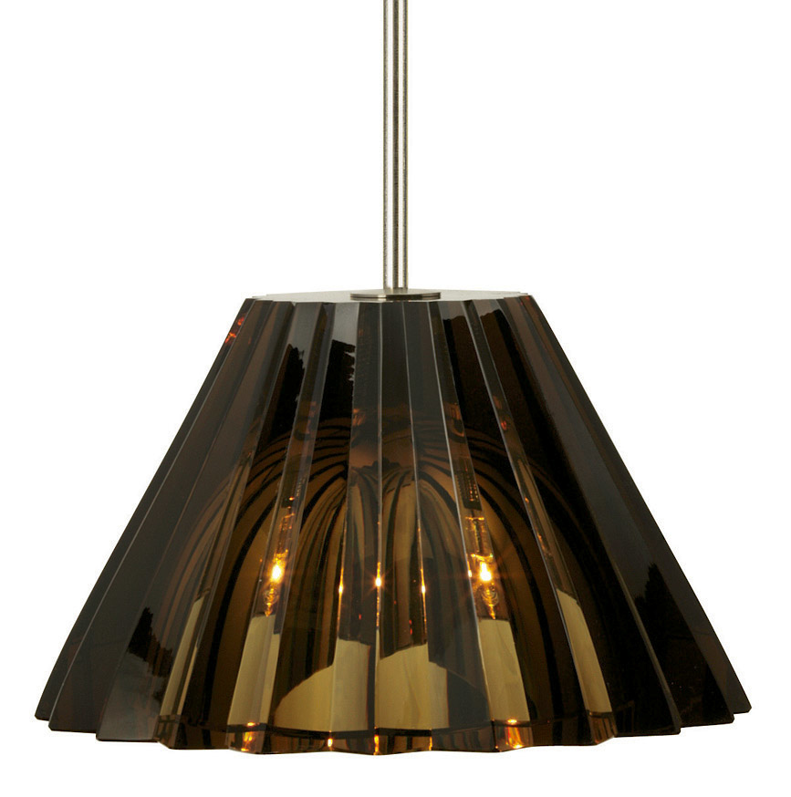 Pendant Ridge Crystal Cognac Bronze MR11 Hal 35W 150lm Monopoint