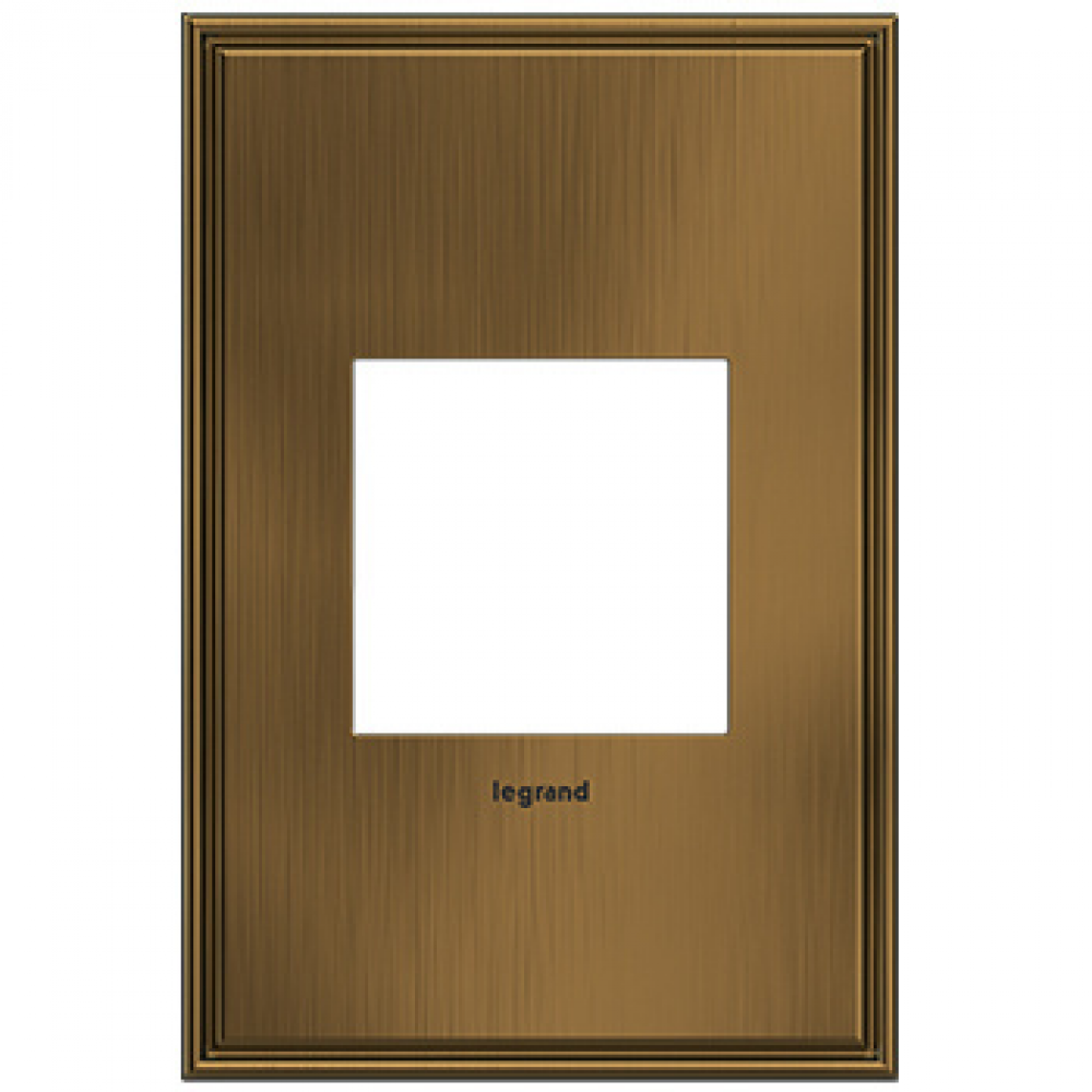 adorne® Coffee One-Gang Screwless Wall Plate