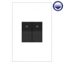 Legrand ASPD1531G4 - adorne® Paddle Switch, Half-Size, Graphite, with Microban®