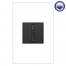 Legrand ADWR703TUG4 - adorne® Whisper® Tru-Universal Dimmer, Graphite, with Microban®