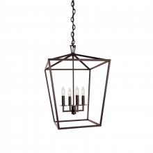 Norwell 1081-BR-NG - Cage Pendant Light - Bronze