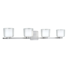 Norwell 5334-BN-CL - Alexus 4-Light Vanity Sconce