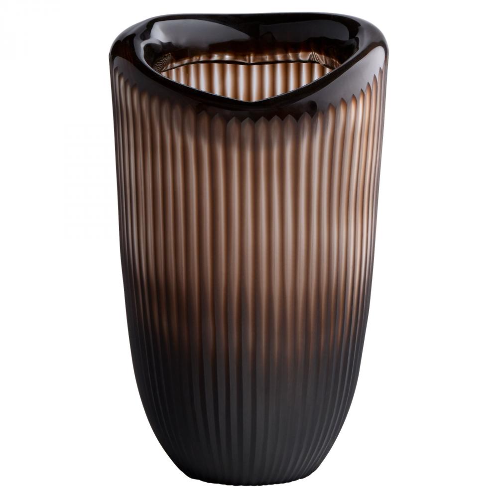 Cacao Vase|Brown-Large
