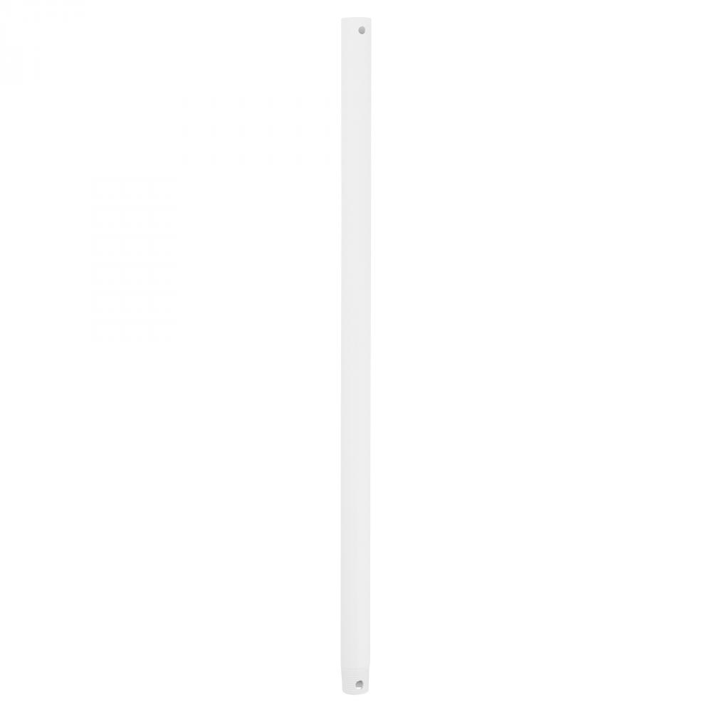 24" Downrod - Studio White