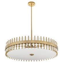 Cyan Designs 11947 - Cassio 8 Light Pendant | Aged Brass