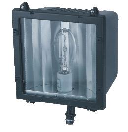 FLOOD DC555 GLASS 150HPS M120 BZ