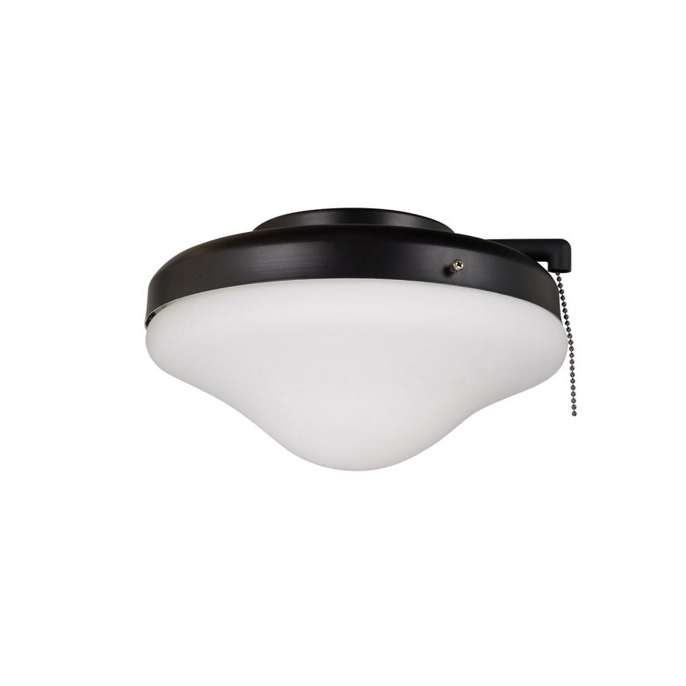 2 Light Outdoor Bowl Light Kit in Flat Black