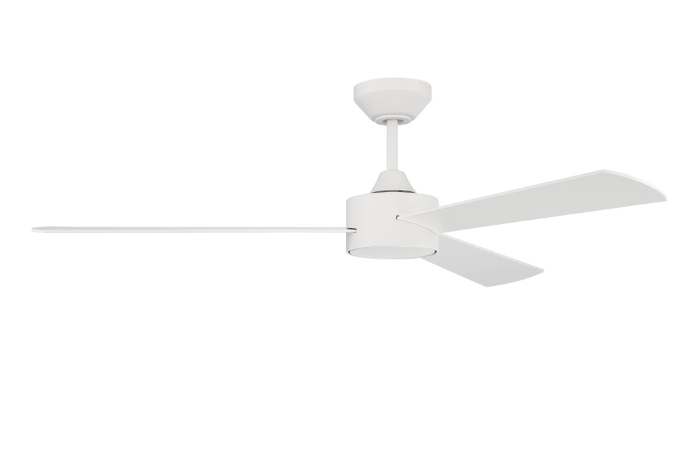 52" Ceiling Fan w/DC Motor, Blades, Wi-Fi, Damp Rated