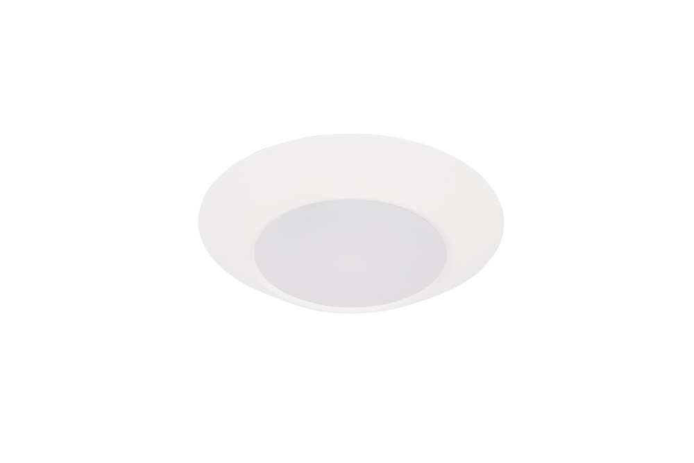 Slim Line 4" (5.9" Overall) 1 Light LED Flush in White