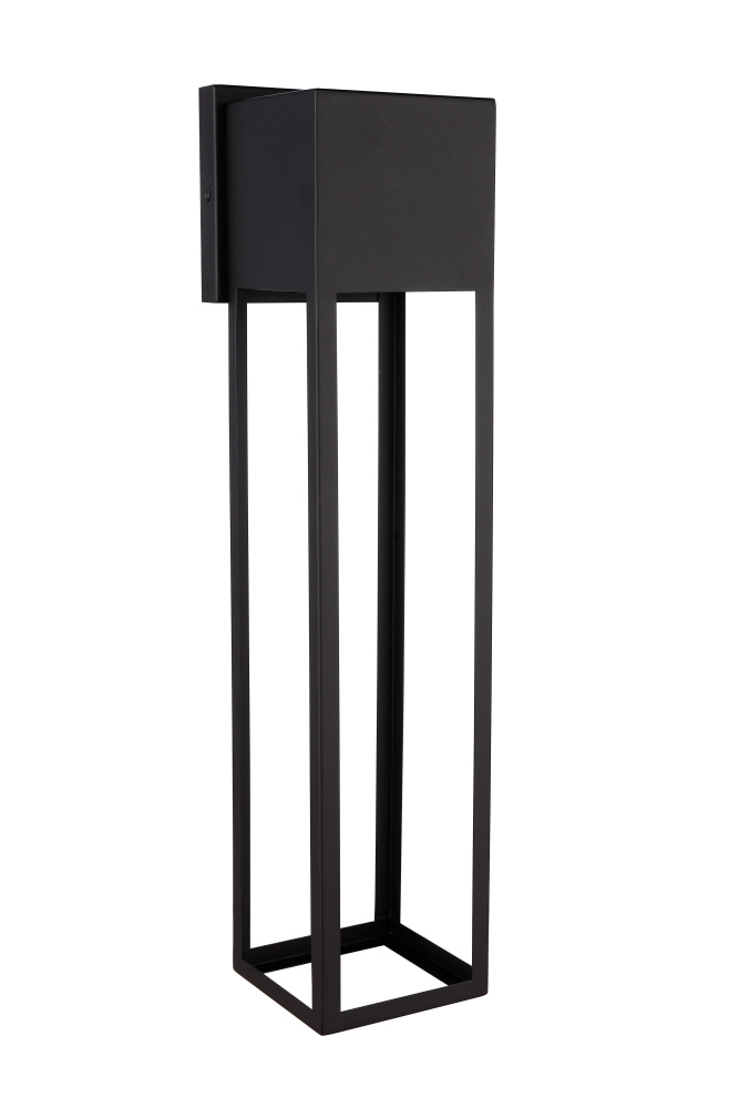 Notable 1 Light Outdoor 20" LED Wall Lantern in Midnight