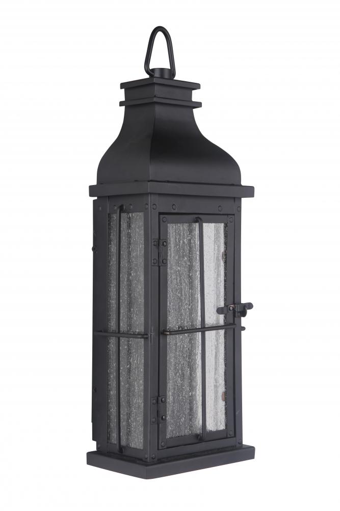 Vincent 1 Light Small LED Outdoor Pocket Lantern in Midnight