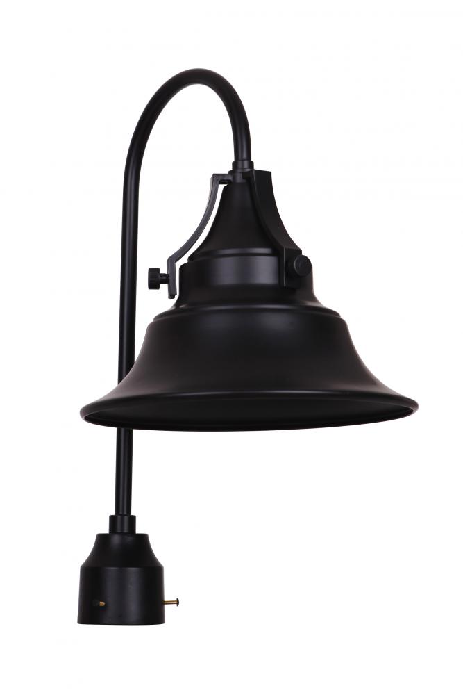 Union 1 Light Outdoor Post Mount in Midnight