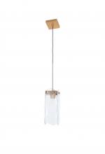 Craftmade 59991-SB - Angela 1 Light Pendant in Satin Brass