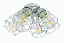Craftmade LK405101-BNK-LED - 4 Light Cage Light Kit in Brushed Polished Nickel