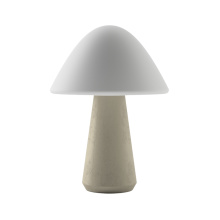 Bulbrite K70603 - Cordless Table Lamp Mushroom Gray
