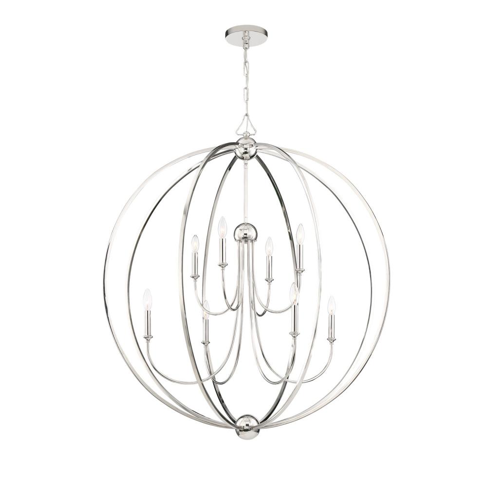 Libby Langdon Sylvan 40'' Polished Nickel Chandelier
