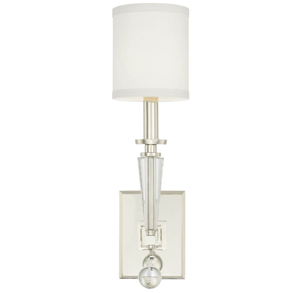 Paxton 1 Light Polished Nickel Sconce